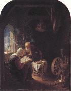Gerrit Dou Tobit and Anna (mk33) oil on canvas